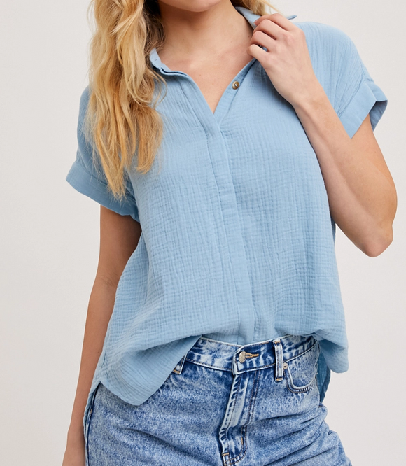 Celebration Cotton Button Up