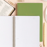 Green Bible Study/Church Notes Notebook