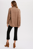 Dead End Road Faux Suede Jacket