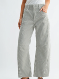 Olivia Stripe Barrel Jean