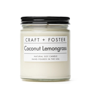 Coconut Lemongrass Soy Candle 8oz