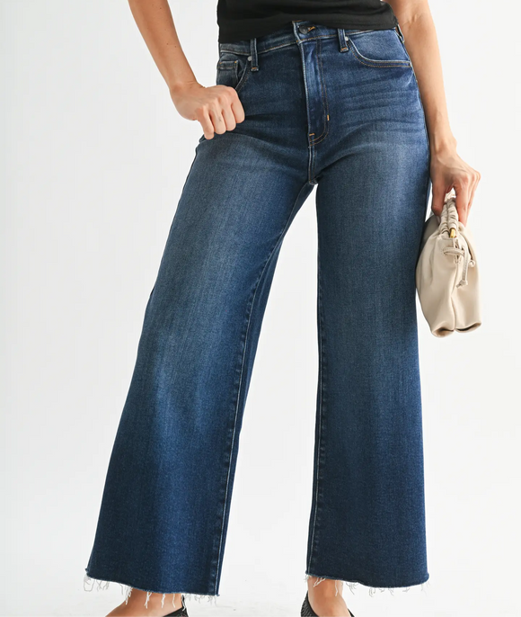 Scissor Cut Wide Leg