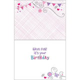 Birthday Girl Greeting Card