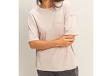 Basic Babe Pocket Tee - Taupe