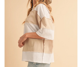 Bittersweet Memory Color Block Top