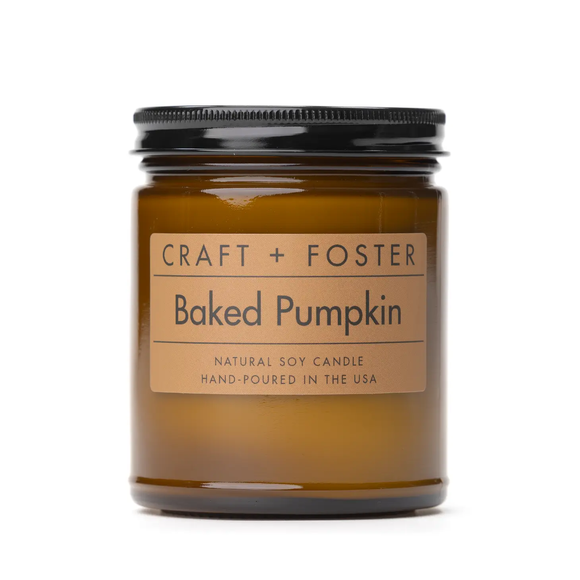 Baked Pumpkin 8oz Soy Candle