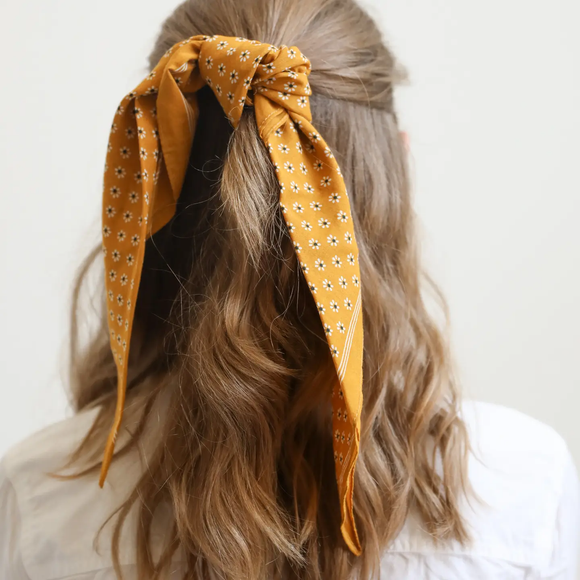 Mustard Daisy Bandana