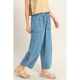 Heads Up Wide Leg Denim Pants