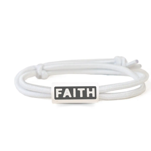 White Faith Bracelet