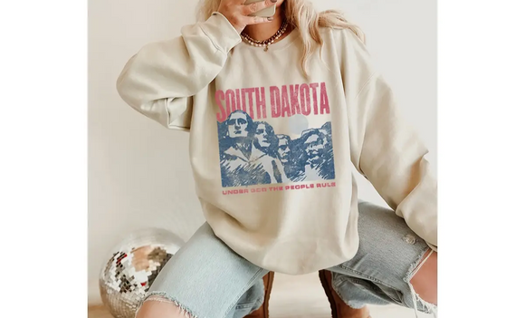 South Dakota Sand Vintage Sweatshirt