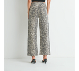 Elevate Leopard Vintage Straight Leg Jeans