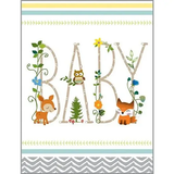 Baby Greeting Card : Woodland Baby