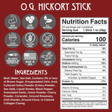 Righteous Felon Craft Jerky : O.G. Hickory Beef Stick