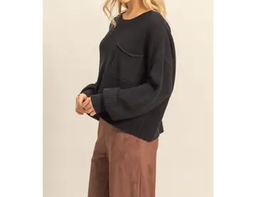 What Could Go Right Pocket Crewneck