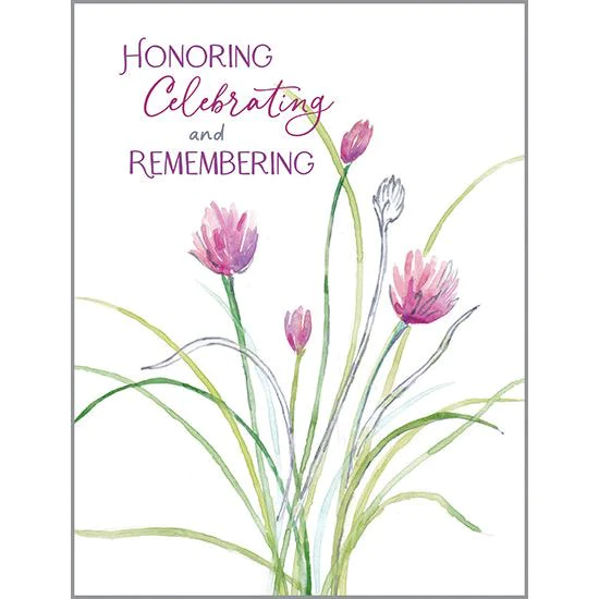 Little Chives Sympathy Greeting Card