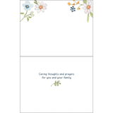 Sympathy Greeting Card : Comforting Stems