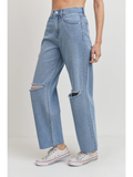 Livi Minimal Distressed Skater Jean