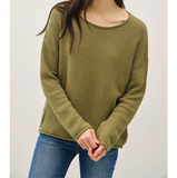 Wrecked Me Waffle Knit Sweater