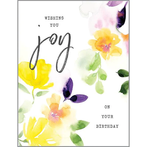 Wishing You Joy Birthday Greeting Card