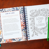 In Jesus' Name Devotional Coloring Book