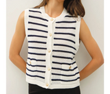 Cynthia Jane Waffle Sweater Vest