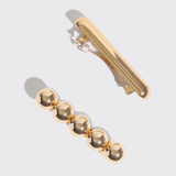 Charlie Gold Metal Barettes