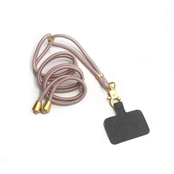 The Hookup Phone Lanyard - Rose Gold