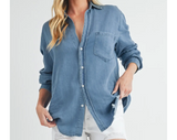 Just Fine Denim Top