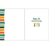 Birthday Greeting Card : Awesome Guy Cake