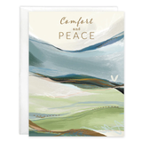 Sympathy Greeting Card : Peaceful Landscape