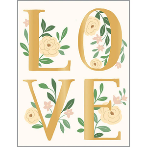 LOVE Wedding Greeting Card