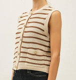 Ellie Mae Waffle Sweater Vest