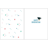 Graduation Greeting Card : Grad On Navy
