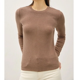 Way Down Yonder Basic Ribbed Crewneck - 3 colors