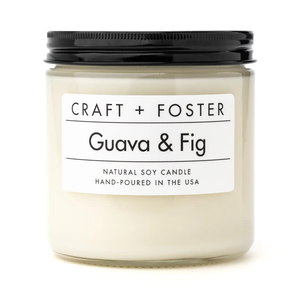 Guava & Fig Soy Candle 12oz