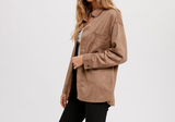 Dead End Road Faux Suede Jacket