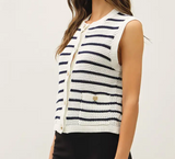 Cynthia Jane Waffle Sweater Vest