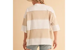 Bittersweet Memory Color Block Top