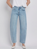 Who I'd Be High Rise Barrel Jeans