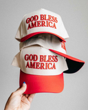 God Bless America Trucker Hat