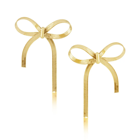 Lily Bow Studs