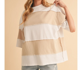 Bittersweet Memory Color Block Top