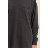 Next Level Oversized Pocket Tee