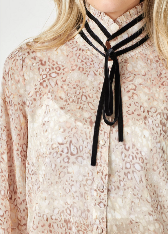 Happiness Tie Neck Blouse