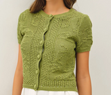 Emma Jean Crochet Crop Cardigan