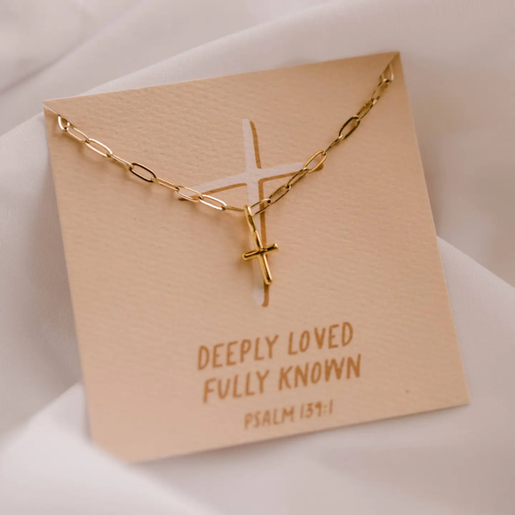 Deeply Loved Fully Known Charm Necklace