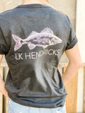 Lk Hendricks Walleye Front + Back Short Sleeve