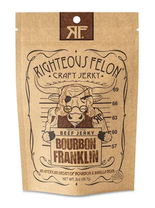 Righteous Felon Craft Jerky : Bourbon Franklin Beef Jerky