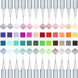 Colored 24 Set Fineliner Pens