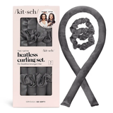 Satin Heatless Curling Set - Charcoal